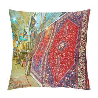 Personality  Traditional Persian Carpets, Shiraz, Iran Pillow Covers