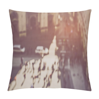 Personality  Blurred City Street Pillow Covers
