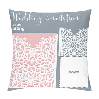 Personality  Vector Die Laser Cut Envelope Template Pillow Covers