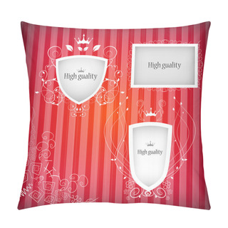 Personality  Set Of Vector Labels Pillow Covers
