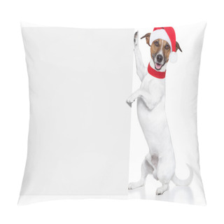 Personality  Christmas Dog Placeholder Pillow Covers