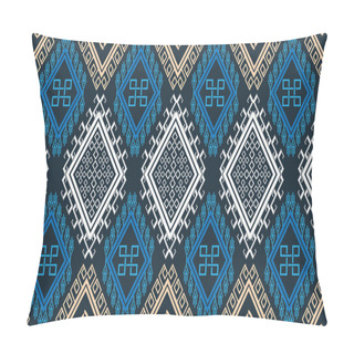 Personality  Seamless Decorative Boho Ancient Hand Drawn Ethnic Pattern. Ethnic Tribal Borders,tribal Seamless Pattern Pillow Covers