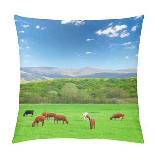 Personality  Cows On Farm Pillow Covers