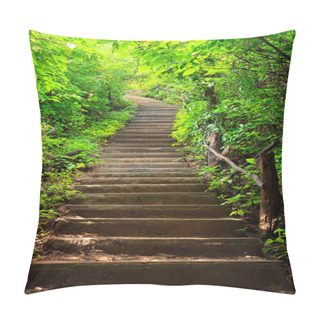 Personality  Stairway To Forest Pillow Covers