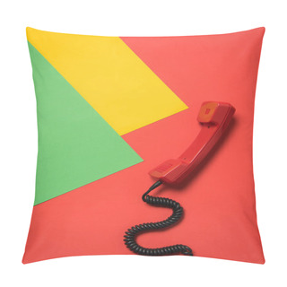 Personality  Red Telephone Handset Pillow Covers