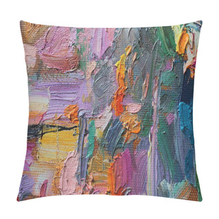 Personality  Texture Oil Painting Pillow Covers
