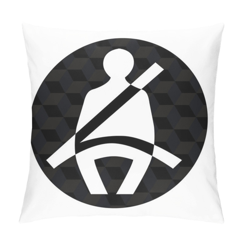 Personality  seatbelt icon pillow covers