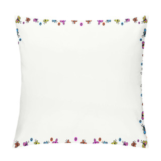 Personality  Doodle Butterfly Page Decoration Pillow Covers