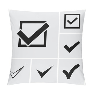 Personality  Check Mark Set Pillow Covers