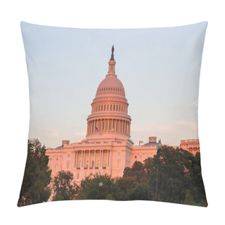 Personality  US Capital Building In Washington DC, USA Pillow Covers