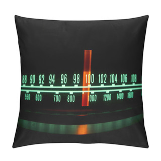 Personality  Radio Dial With Lights Pillow Covers