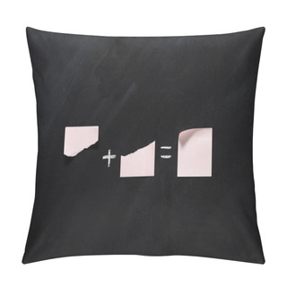 Personality  Mathematical Example Made Of Blank Notes Pillow Covers