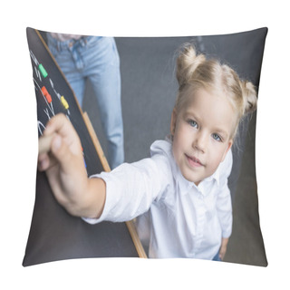 Personality  Child Studying Numbers Pillow Covers