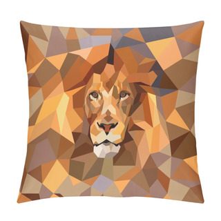 Personality  Lion Head Pillow Covers