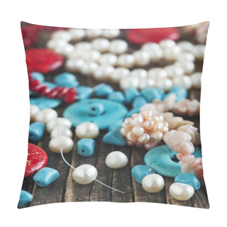 Personality  Different Colorful Beads  Pillow Covers