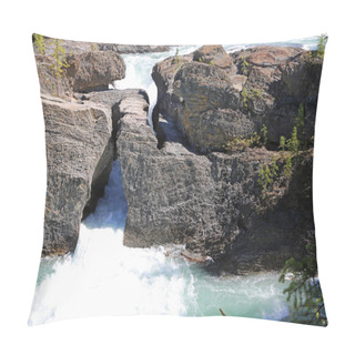 Personality  Natural Bridge - Yoho National Park, British Columbia, Canada Pillow Covers