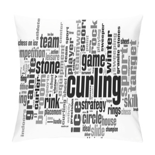 Personality  Curling Word Cloud Pillow Covers