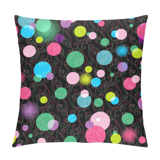 Personality  Seamless Vivid Pattern With Balls Pillow Covers