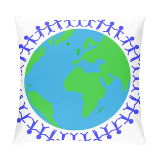 Personality  Globe - Together Pillow Covers
