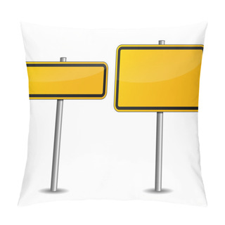Personality  Road Sign Pillow Covers