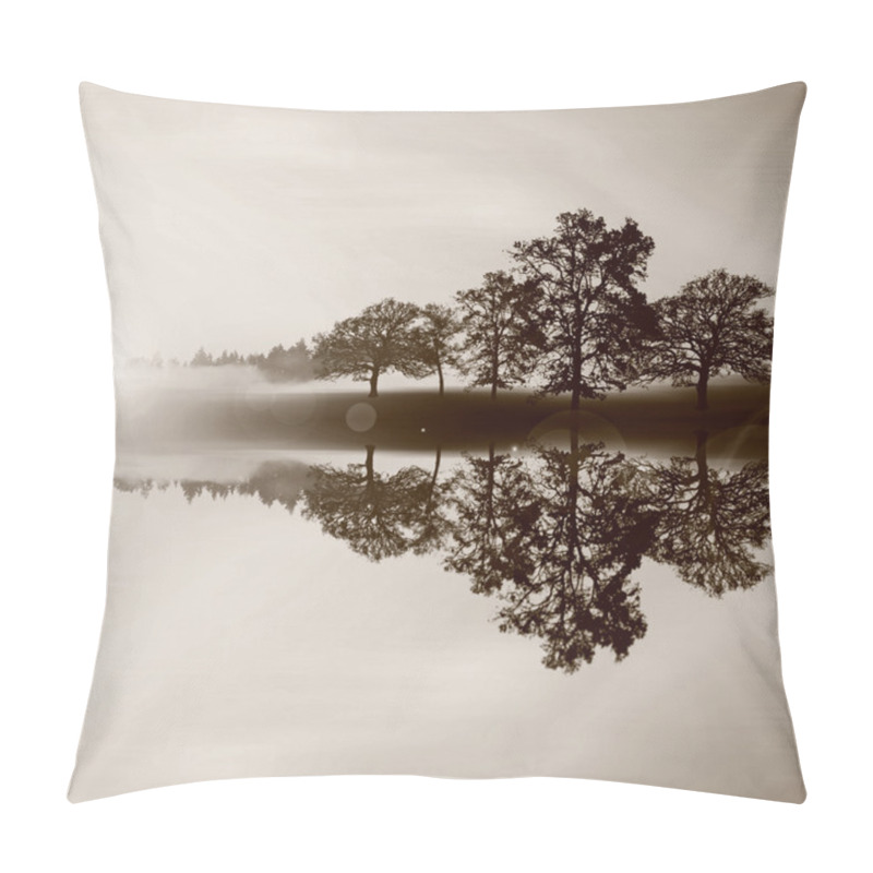 Personality  beautiful sepia landscape pillow covers