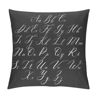 Personality  Vector Modern Calligraphy Alphabet Pillow Covers
