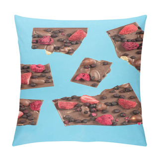Personality  Chocolate Chunks With Strawberry Pillow Covers