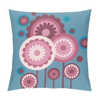 Personality  Vector Background With Flowers. Pillow Covers