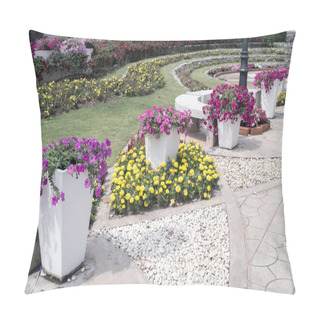 Personality  Petunia In Park. Pillow Covers