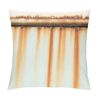 Personality  Rusty Pipe On Wall Pillow Covers