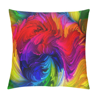 Personality  Artificial Liquid Color Pillow Covers