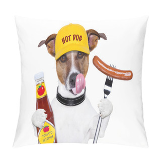 Personality  Fast Food Hungry Dog Pillow Covers