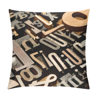 Personality  Old Print Background Pillow Covers