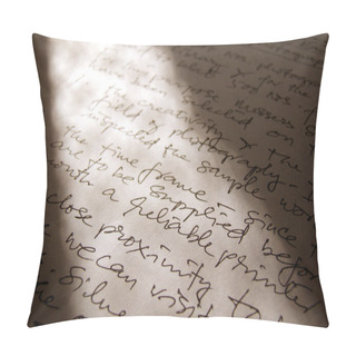 Personality  English Handwriting Pillow Covers