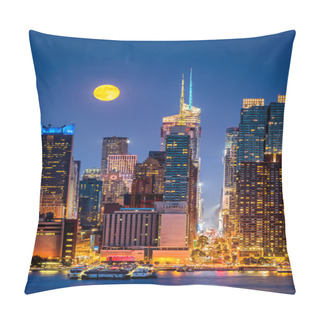Personality  Super Moon Rise Above Pillow Covers