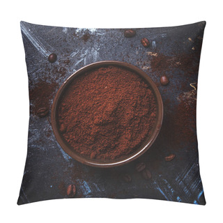Personality  Ground Coffee, Low Key Pillow Covers
