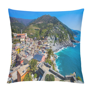 Personality  Vernazza In La Spezia, Italy Pillow Covers