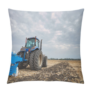 Personality  Tractor Working In Field Pillow Covers