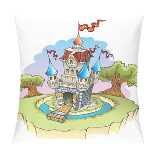 Personality  Fantasy Castle Pillow Covers