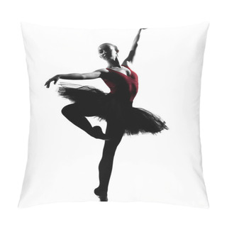 Personality  Young Woman Ballerina Ballet Dancer Dancing Pillow Covers