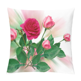 Personality  Roses Bouqet Pillow Covers