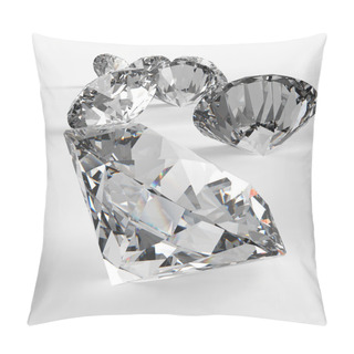 Personality  Diamonds 3d In Composition Pillow Covers
