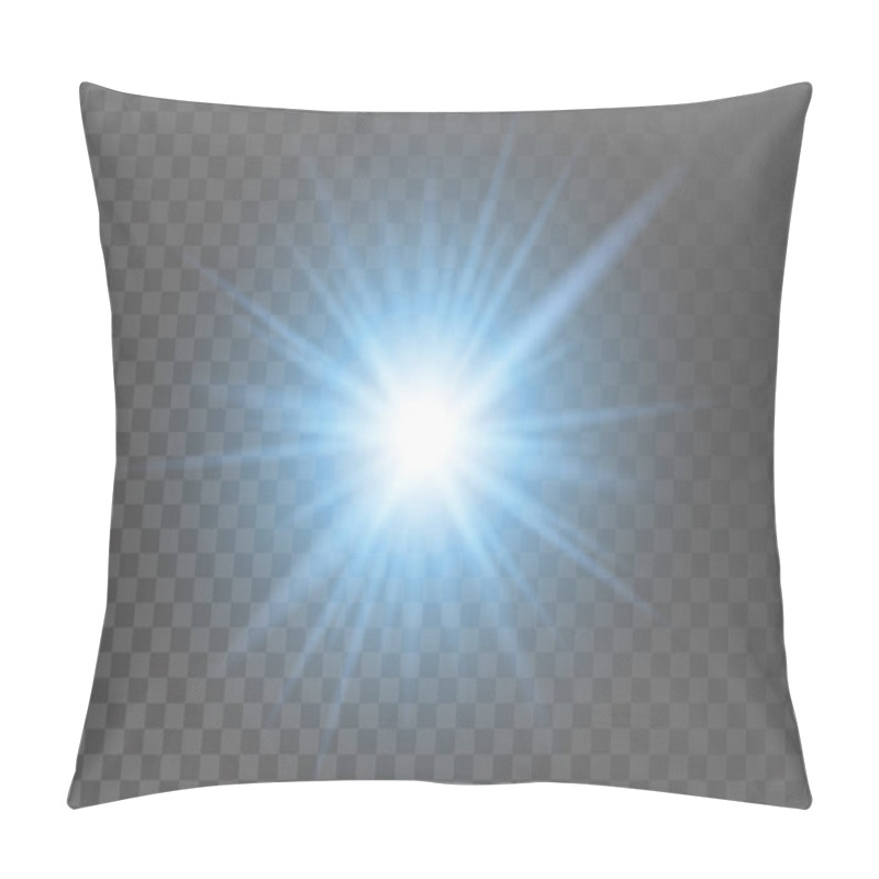 Personality  Light Blue Light Pillow Covers