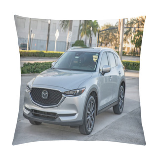 Personality  Driver Front Side View Of A Mazda SUV CX5 Pillow Covers