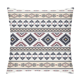 Personality  Tribal Seamless Pattern. Ethnic Geometric Vector Background. Aztec, Mayan Or Inca Style Pillow Covers