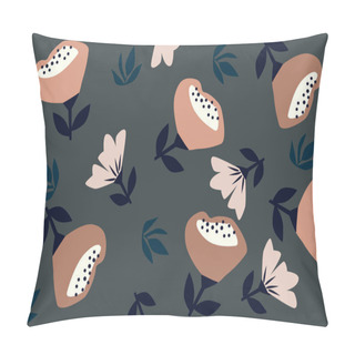 Personality  Pattern Of Spring Flowers. Vintage Style  Pillow Covers