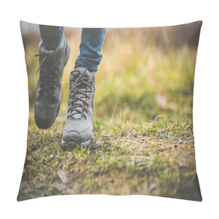 Personality  Shoes In A Forest Pillow Covers
