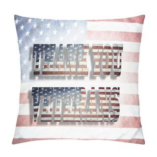 Personality  Thank You Veterans Pillow Covers
