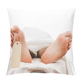 Personality  Dead Body With Clipping Path Pillow Covers