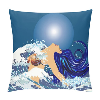 Personality  The Nymph And The Sea Pillow Covers